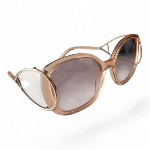 Chloé Jackson Y2K Sunglasses Rachel Zoe RHOBH Boho Chic Gold